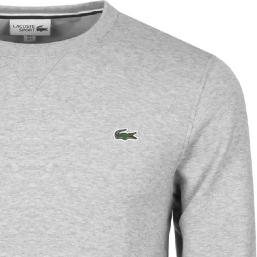 Alternative Image for ProductLacoste Sport Crew Neck Sweatshirt Grey3